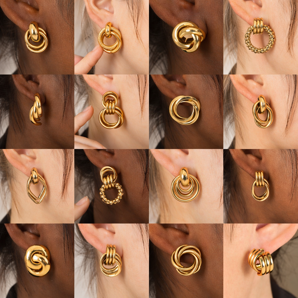 Retro Drop Earrings