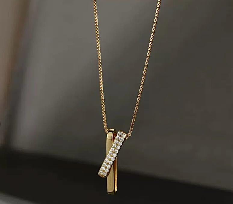 Zirconia Pave Necklace