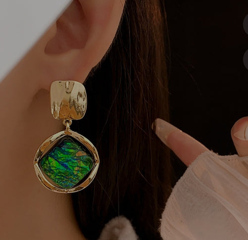 Alloy Electroplating Earrings