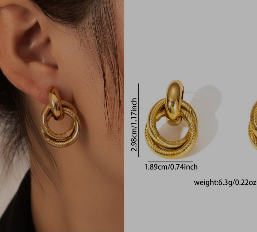 Retro Drop Earrings