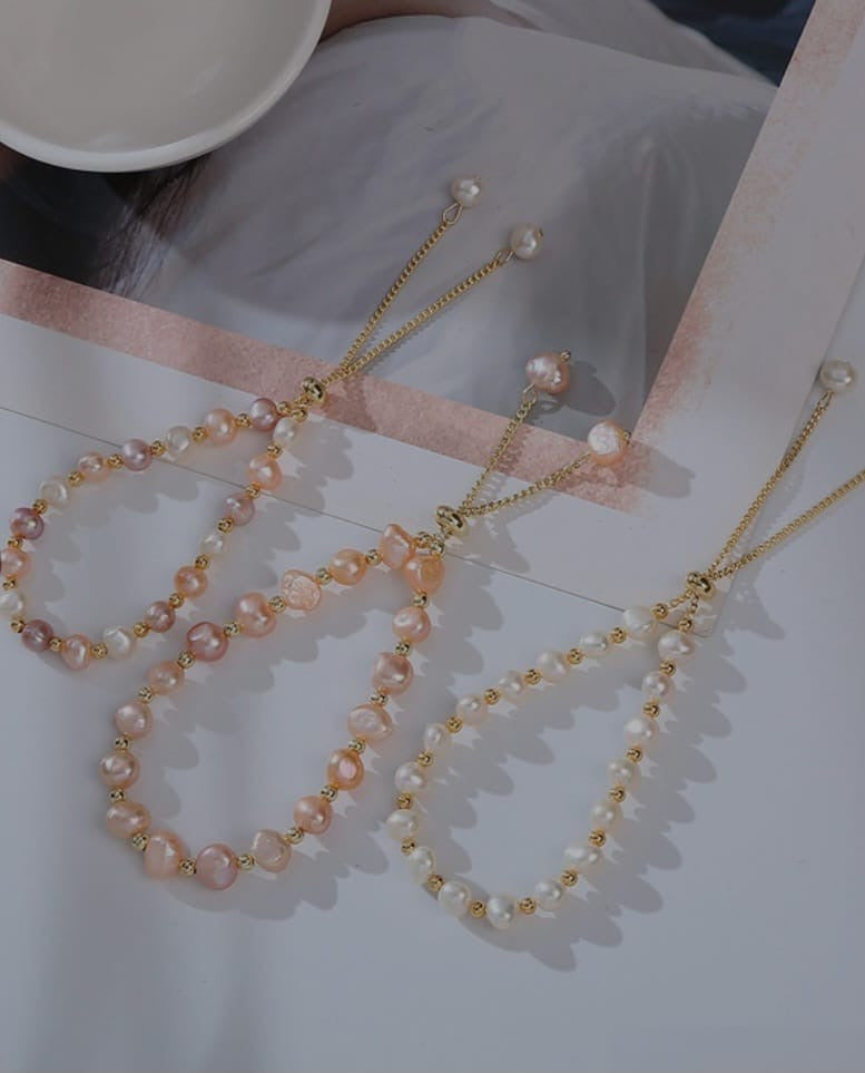 Hand Beaded Multicoloured Pearl Bracelet.(Kids)