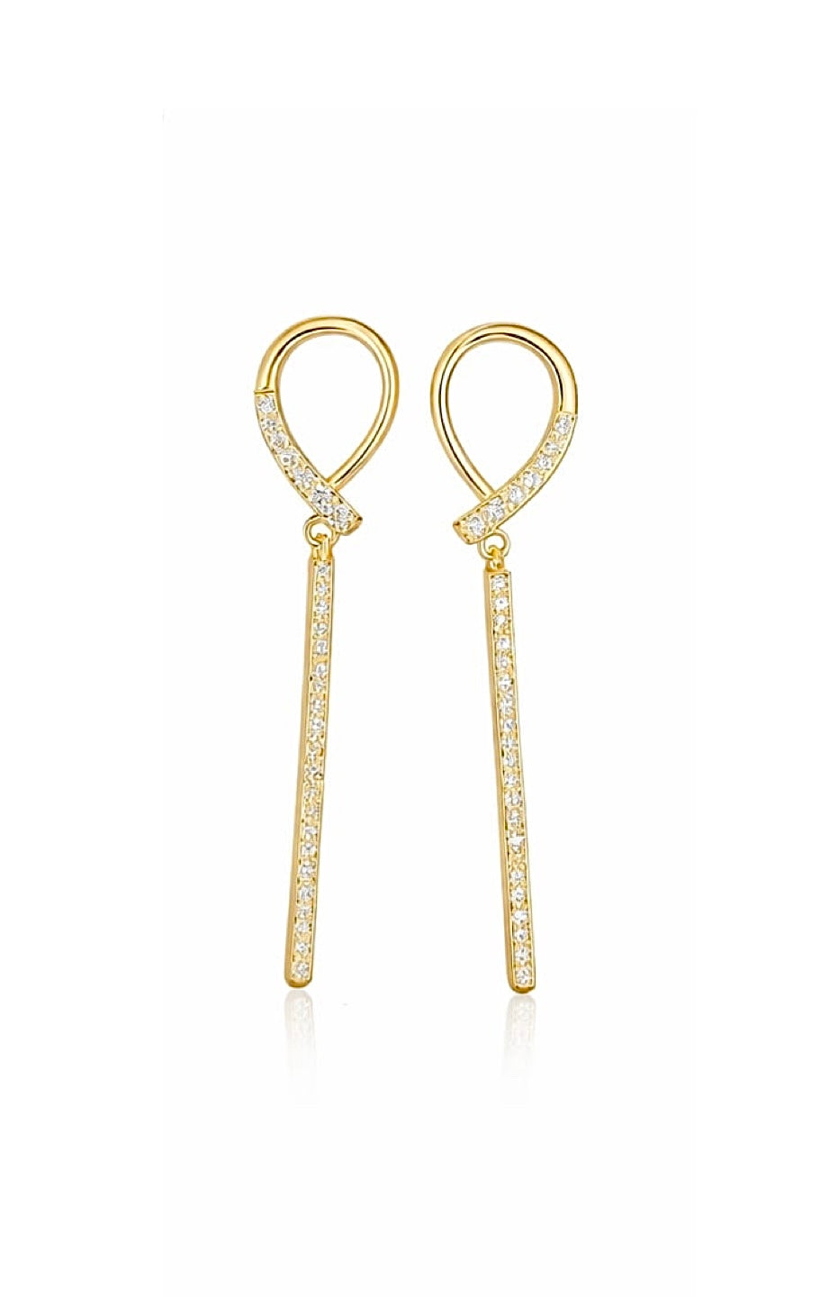 Zircon Drop Earrings