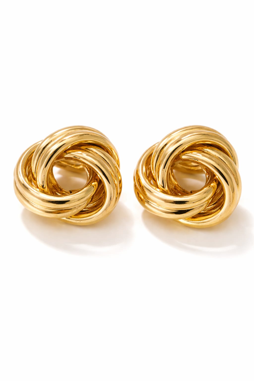 Gold Knot Earrings