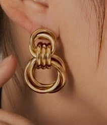 Titanium Steel Drop Earring